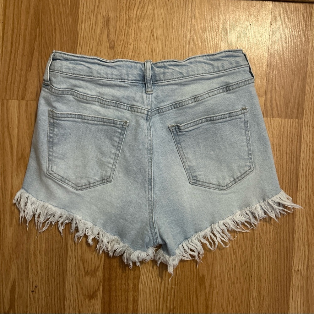 REgeneration by Celebrity Pink High Rise Festival Cutoff Denim Short size 7/28 - Picture 3 of 4